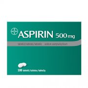 Skausmą, karščiavimą mažinantis vaistas Aspirin 500 mg tabletės, 100 vnt | Mano Vaistinė Skausmą, karščiavimą mažinantis vaistas Aspirin 500 mg tabletės, 100 vnt | Mano Vaistinė