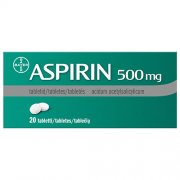 Skausmą, karščiavimą mažinantis vaistas Aspirin 500 mg tabletės, N20 | Mano Vaistinė Skausmą, karščiavimą mažinantis vaistas Aspirin 500 mg tabletės, N20 | Mano Vaistinė