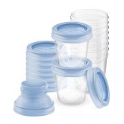 AVENT indeliai Via su dangteliais 180ml N10 SCF618/10 | Mano Vaistinė AVENT indeliai Via su dangteliais 180ml N10 SCF618/10 | Mano Vaistinė