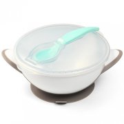 BabyOno lėkštė limpančiu dugnu + šaukštelis Nuo 6+ mėn., (pilka) 1063/02 | Mano Vaistinė BabyOno lėkštė limpančiu dugnu + šaukštelis Nuo 6+ mėn., (pilka) 1063/02 | Mano Vaistinė