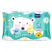 Drėgnas tualetinis popierius Drėgnas tualetinis popierius vaikams BELLA NO1 KIDS, 52 vnt. | Mano Vaistinė