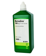 Antimikrobinis, dezinfekuojantis vaistas Betadine 100 mg/ml odos tirpalas, 1000 ml | Mano Vaistinė Antimikrobinis, dezinfekuojantis vaistas Betadine 100 mg/ml odos tirpalas, 1000 ml | Mano Vaistinė