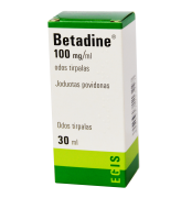 Antimikrobinis, dezinfekuojantis vaistas Betadine 100 mg/ml odos tirpalas, 30 ml | Mano Vaistinė Antimikrobinis, dezinfekuojantis vaistas Betadine 100 mg/ml odos tirpalas, 30 ml | Mano Vaistinė