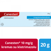 Kremas skirtas gydyti grybelines odos infekcijas. Canesten 10 mg/g kremas 20g | Mano Vaistinė Kremas skirtas gydyti grybelines odos infekcijas. Canesten 10 mg/g kremas 20g | Mano Vaistinė