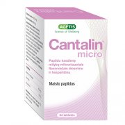 Maisto papildas kojų venoms Cantalin micro 500 mg tabletės, N64 | Mano Vaistinė Maisto papildas kojų venoms Cantalin micro 500 mg tabletės, N64 | Mano Vaistinė