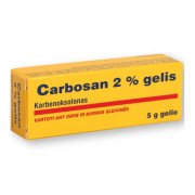 Vaistas burnos ertmės ligoms Carbosan 2 % gelis, 5 g | Mano Vaistinė Vaistas burnos ertmės ligoms Carbosan 2 % gelis, 5 g | Mano Vaistinė