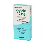 Vaistas nuo alergijos Cetrix 10mg tabletės nuo alergijos, N10 | Mano Vaistinė Vaistas nuo alergijos Cetrix 10mg tabletės nuo alergijos, N10 | Mano Vaistinė