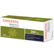 Tulžies veiklai gerinti CHOLESTIL 200mg, 50 tabl. | Mano Vaistinė