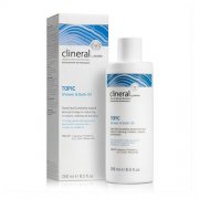 Tinka naujagimiams  Dušo ir vonios aliejus jautriai odai CLINERAL BY AHAVA TOPIC, 250 ml | Mano Vaistinė