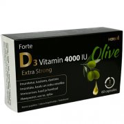 Vitaminas D3 4000TV OLIVE FORTE EXTRA STRONG, 60 kaps. | Mano Vaistinė Vitaminas D3 4000TV OLIVE FORTE EXTRA STRONG, 60 kaps. | Mano Vaistinė