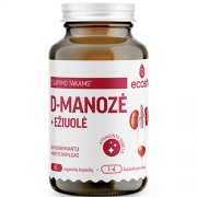 D-Manozė su ežiuole ECOSH, 60 kapsulių | Mano Vaistinė D-Manozė su ežiuole ECOSH, 60 kapsulių | Mano Vaistinė