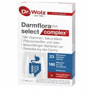 Žarnynui DR.WOLZ DARMFLORA PLUS SELECT COMPLEX, 80 kaps. | Mano Vaistinė Žarnynui DR.WOLZ DARMFLORA PLUS SELECT COMPLEX, 80 kaps. | Mano Vaistinė