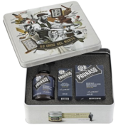 Barzdos priežiūros rinkinys vyrams (šampūnas, balzamas, aliejus) Vintažinis barzdos rinkinys PRORASO AZUR LIME, 1 vnt. | Mano Vaistinė