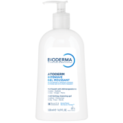 Švelniai prausia, sumažina diskomforto ir niežėjimo pojūčius Intensyviai valantis putų gelis BIODERMA ATODERM INTENSIVE, 500 ml | Mano Vaistinė