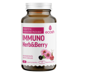 Imunitetui, oksidacinei pažaidai, energijai Žolelių ir uogų kompleksas imunitetui ECOSH, 60 kaps. | Mano Vaistinė