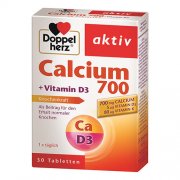 Kalcis 700 + Vitaminas D3 DOPPELHERZ AKTIV, 30 tab. | Mano Vaistinė Kalcis 700 + Vitaminas D3 DOPPELHERZ AKTIV, 30 tab. | Mano Vaistinė