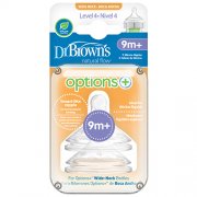 Dr.Browns III lygio Options+ žindukai 9 mėn.+, silikoniniai (plačiu kakleliu), 2 vnt. | Mano Vaistinė Dr.Browns III lygio Options+ žindukai 9 mėn.+, silikoniniai (plačiu kakleliu), 2 vnt. | Mano Vaistinė