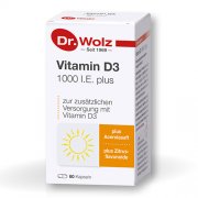 Dr.Wolz Vitamin D3 1000 I.E.plus kapsulės N60 | Mano Vaistinė Dr.Wolz Vitamin D3 1000 I.E.plus kapsulės N60 | Mano Vaistinė