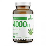 Vitaminas D3 4000IU, su kanapių sėklų miltais ECOSH, 90 kapsulių | Mano Vaistinė Vitaminas D3 4000IU, su kanapių sėklų miltais ECOSH, 90 kapsulių | Mano Vaistinė