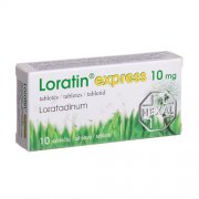 Vaistas nuo alergijos Loratin express 10 mg tabletės, N10 | Mano Vaistinė Vaistas nuo alergijos Loratin express 10 mg tabletės, N10 | Mano Vaistinė