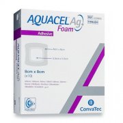 Aquacel AG Foam 8x8 N10 | Mano Vaistinė Aquacel AG Foam 8x8 N10 | Mano Vaistinė