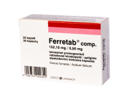 Vaistas nuo mažakraujystės Ferretab comp. kapsulės, N30 | Mano Vaistinė Vaistas nuo mažakraujystės Ferretab comp. kapsulės, N30 | Mano Vaistinė