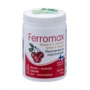 Geležies maisto papildas su vitaminais Ferromax tabletės, N120 | Mano Vaistinė Geležies maisto papildas su vitaminais Ferromax tabletės, N120 | Mano Vaistinė