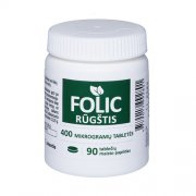 Folio rūgštis Folio rūgštis 400 mcg tabletės, N90 | Mano Vaistinė Folio rūgštis Folio rūgštis 400 mcg tabletės, N90 | Mano Vaistinė