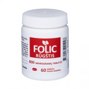 Maisto papildas, folio rūgštis Folio rūgštis 800 mcg tabletės, N60 | Mano Vaistinė Maisto papildas, folio rūgštis Folio rūgštis 800 mcg tabletės, N60 | Mano Vaistinė