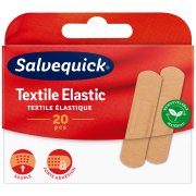 Elastingi, stipriai prilimpa prie odos Pleistras SALVEQUICK TEXTILE ELASTIC, 20 vnt. | Mano Vaistinė