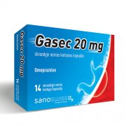 Gasec 20mg skrandyje neirios kietos kapsulės N14 | Mano Vaistinė Gasec 20mg skrandyje neirios kietos kapsulės N14 | Mano Vaistinė