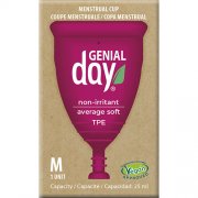Menstruacinė taurelė, tinka jautriai odai Ekologiška menstruacinė taurelė GENIAL DAY, M dydis | Mano Vaistinė Menstruacinė taurelė, tinka jautriai odai Ekologiška menstruacinė taurelė GENIAL DAY, M dydis | Mano Vaistinė