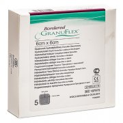 Granuflex Bordered 6x6cm N5 187970 | Mano Vaistinė Granuflex Bordered 6x6cm N5 187970 | Mano Vaistinė