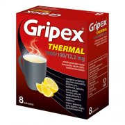 Peršalimo arba gripo simptomų lengvinimui Milteliai geriamajam tirpalui GRIPEX THERMAL, 1000/100/12.2mg, 8 vnt. | Mano Vaistinė Peršalimo arba gripo simptomų lengvinimui Milteliai geriamajam tirpalui GRIPEX THERMAL, 1000/100/12.2mg, 8 vnt. | Mano Vaistinė