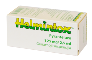 Vaistas nuo parazitų Helmintox 125 mg/2,5 ml geriamoji suspensija, 15 ml | Mano Vaistinė Vaistas nuo parazitų Helmintox 125 mg/2,5 ml geriamoji suspensija, 15 ml | Mano Vaistinė