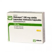 Viduriavimą mažinantis vaistas Hidrasec 100 mg tabletės nuo viduriavimo, N10 | Mano Vaistinė Viduriavimą mažinantis vaistas Hidrasec 100 mg tabletės nuo viduriavimo, N10 | Mano Vaistinė