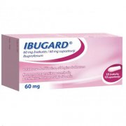 Ibugard 60mg žvakutės N10 | Mano Vaistinė Ibugard 60mg žvakutės N10 | Mano Vaistinė