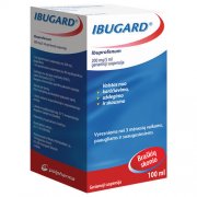 Vaistas nuo skausmo ir uždegimo Ibugard 200 mg/5 ml geriamioji suspensija, 100 ml | Mano Vaistinė Vaistas nuo skausmo ir uždegimo Ibugard 200 mg/5 ml geriamioji suspensija, 100 ml | Mano Vaistinė