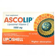Pagerinto įsisavinimo vitaminas C Liposominis vitaminas C, ASCOLIP 1000 mg, gelis pakeliuose, 30 vnt. | Mano Vaistinė Pagerinto įsisavinimo vitaminas C Liposominis vitaminas C, ASCOLIP 1000 mg, gelis pakeliuose, 30 vnt. | Mano Vaistinė