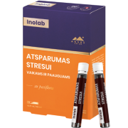 Neslopina ir nesukelia mieguistumo dieną Nervų sistemos veiklai vaikams ir paaugliams INOLAB ATSPARUMAS STRESUI, 14 but. | Mano Vaistinė