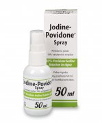 Dezinfekcinė priemonė Jodine-Povidone Spray, povidono jodas vandeninis tirpalas, 50 ml | Mano Vaistinė Dezinfekcinė priemonė Jodine-Povidone Spray, povidono jodas vandeninis tirpalas, 50 ml | Mano Vaistinė