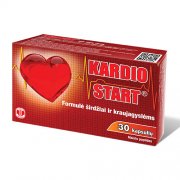 Maisto papildai širdžiai ir kraujagyslėms su B grupės vitaminais Kardio Start kapsulės N30 | Mano Vaistinė Maisto papildai širdžiai ir kraujagyslėms su B grupės vitaminais Kardio Start kapsulės N30 | Mano Vaistinė