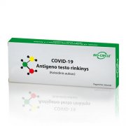 Iš nosiaryklės, burnos ar gerklės Greitasis COVID-19 antigeno (kovido) testas BIO-CIRCLE | Mano Vaistinė