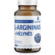 L-argininas su mėlynėmis ECOSH, 90 kapsulių | Mano Vaistinė L-argininas su mėlynėmis ECOSH, 90 kapsulių | Mano Vaistinė