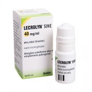 Lecrolyn sine 40mg/ml akių lašai, tirpalas 10ml N1 | Mano Vaistinė Lecrolyn sine 40mg/ml akių lašai, tirpalas 10ml N1 | Mano Vaistinė