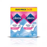 Kasdieniai higieniniai įklotai Įklotai „LIBRESSE Dailies Fresh Regular“, 2 x 20 vnt. | Mano Vaistinė Kasdieniai higieniniai įklotai Įklotai „LIBRESSE Dailies Fresh Regular“, 2 x 20 vnt. | Mano Vaistinė