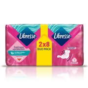 Higieniniai paketai Paketai „LIBRESSE Ultra Long Wings“, 2 x 8 vnt. | Mano Vaistinė Higieniniai paketai Paketai „LIBRESSE Ultra Long Wings“, 2 x 8 vnt. | Mano Vaistinė
