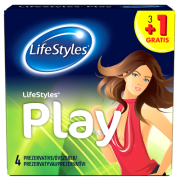 Prezervatyvai LifeStyles Play, 3+1 vnt. | Mano Vaistinė