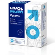 Vyriškumui, imunitetui, raumenims Vyrams LIVOL MULTI, 60 tab. | Mano Vaistinė Vyriškumui, imunitetui, raumenims Vyrams LIVOL MULTI, 60 tab. | Mano Vaistinė