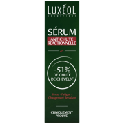 Plaukai tampa akivaizdžiai tankesni, stipresni, kupini gyvybingumo ir spinduliuojantys sveikata Serumas nuo reaktyvaus plaukų slinkimo LUXEOL, 50 ml | Mano Vaistinė